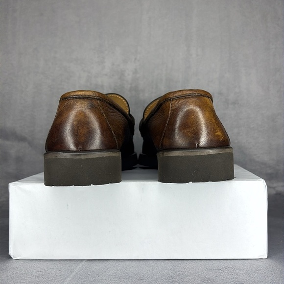 🔥🔥🔥 Alan Payne Brown Loafers with Classic Design and Durable Sole Size: 8🔥🔥🔥 - Picture 4 of 10